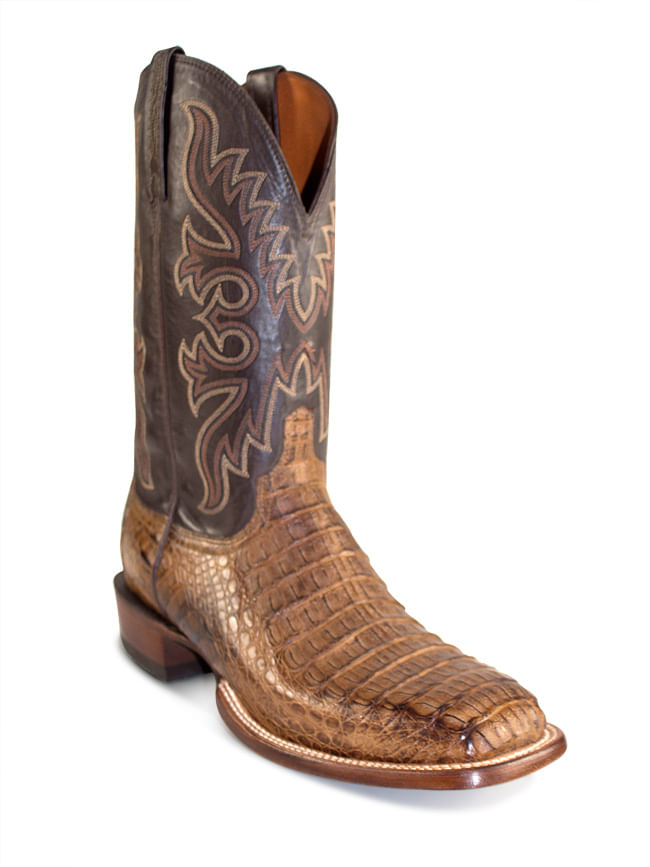 lucchese square toe cowboy boots
