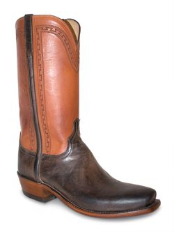 Lucchese Chocolate Mad Dog Goat
