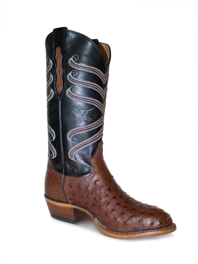 Men's Tony Lama Black Thunder Full Quill