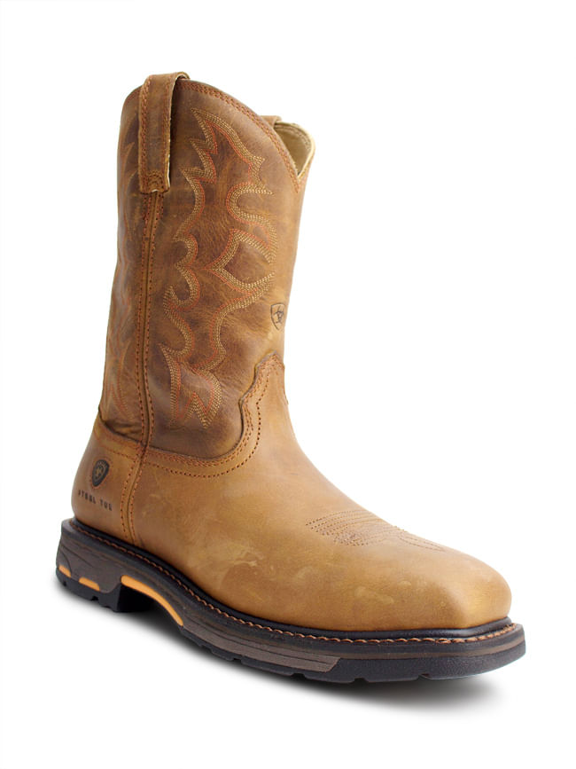 ariat men's square toe work boots