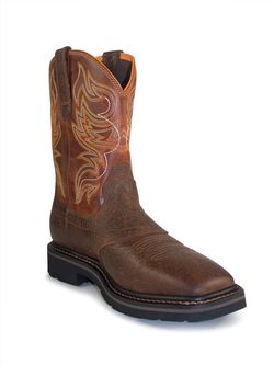 ariat men's relentless gold buckle caiman exotic boots