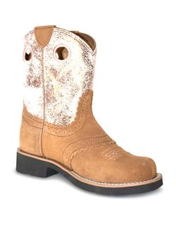 Kids Ariat Youth Fatbaby Cowgirl Dark Brown Boots