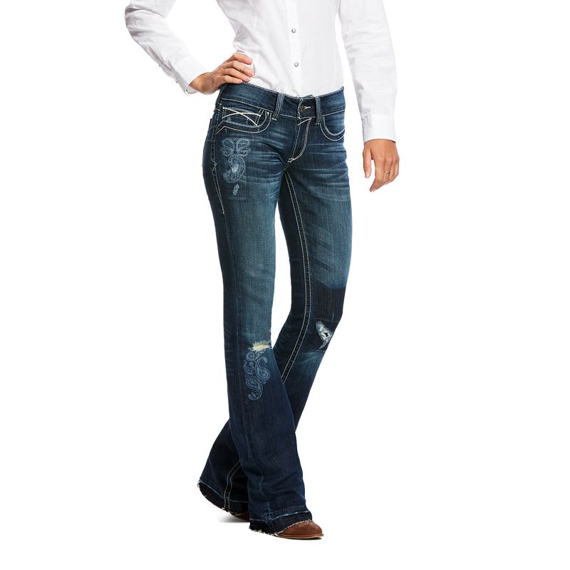 indigo bootcut jeans ladies