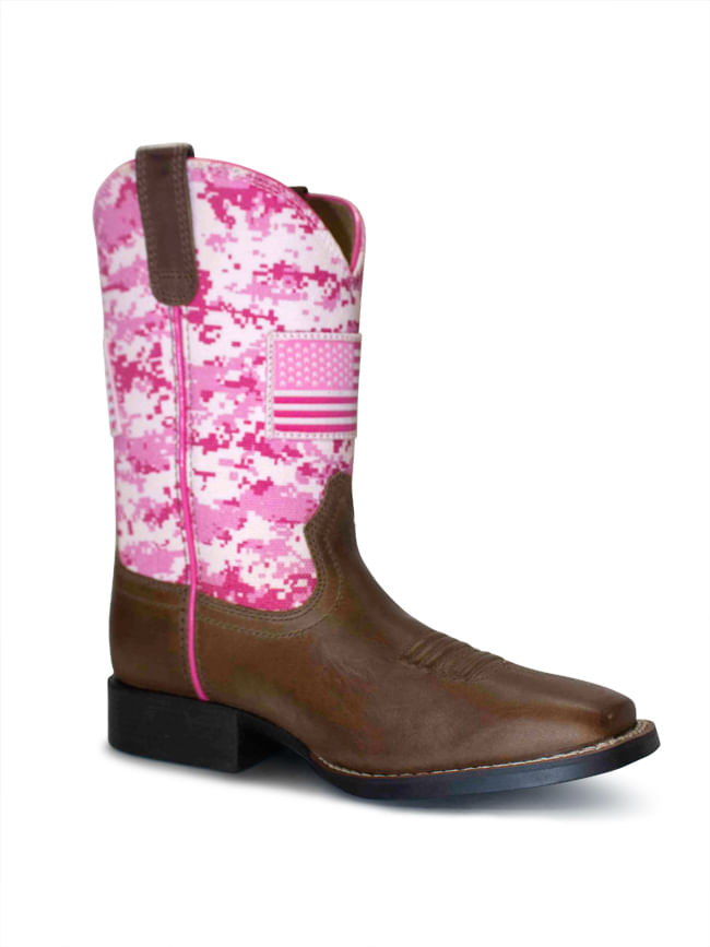 ariat boots pink