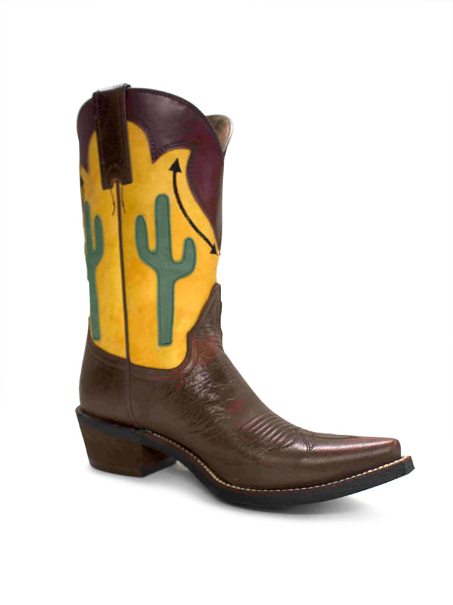 Ladies Nocona Phoenix Vintage Cactus Texas Boot Company