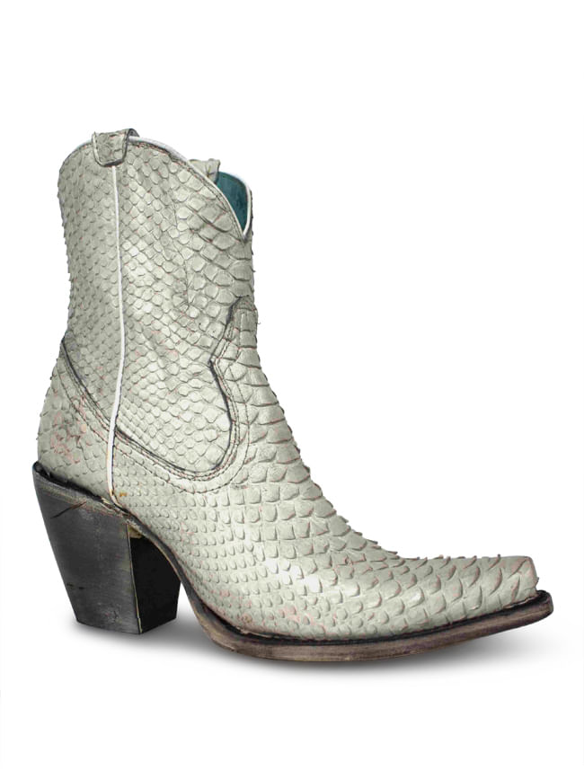 white python booties