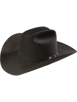 Men's Stetson Black El Presidente 100X Black Felt Hat