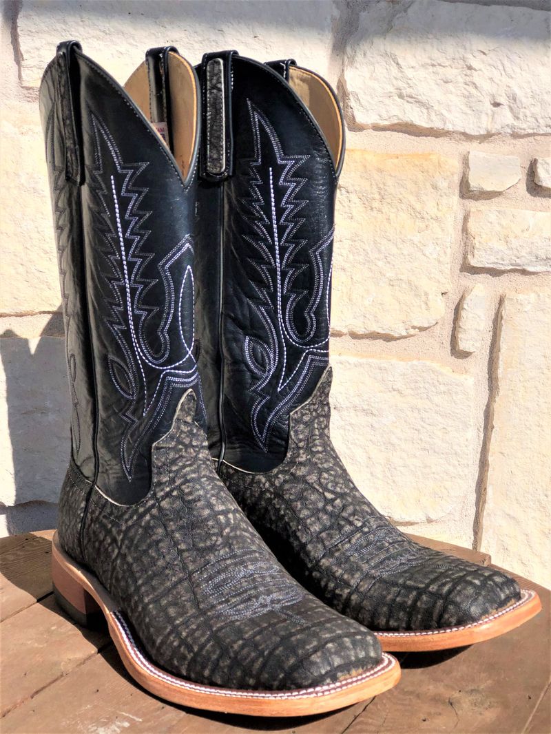 gray elephant boots