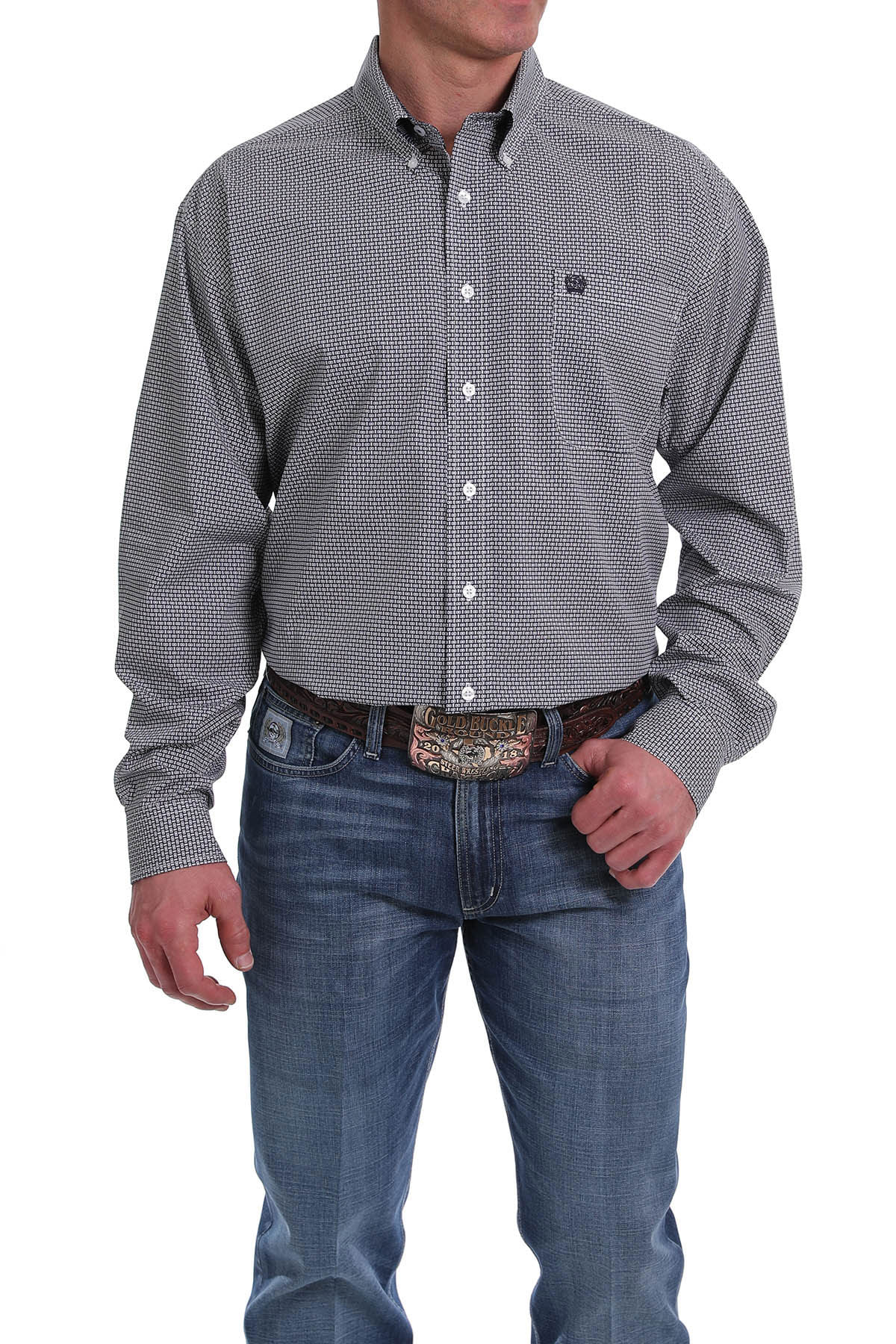 Men's Cinch Multi Print Long Sleeve - Texas Boot Company