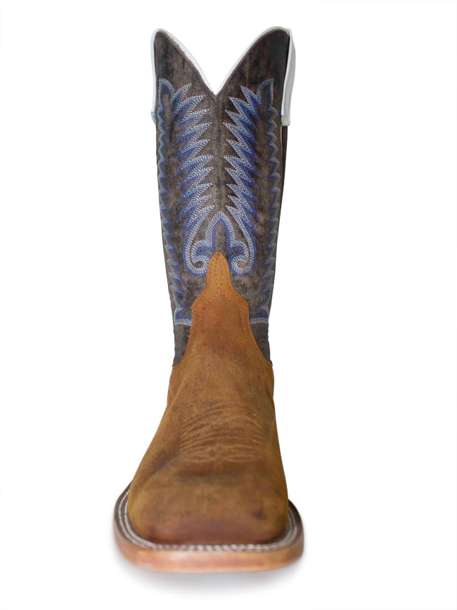 elk skin cowboy boots