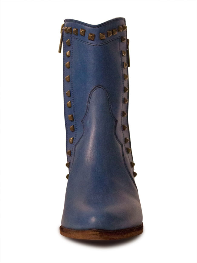 blue bootie boots