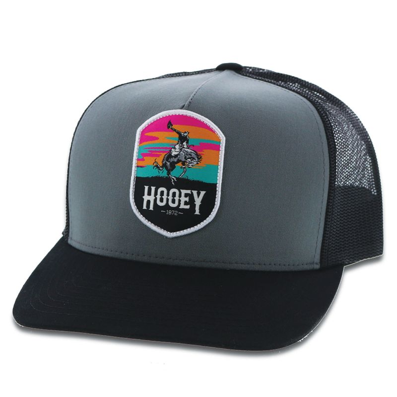 Men's Hooey Hats Cheyenne Hooey Grey Trucker - Texas Boot Company