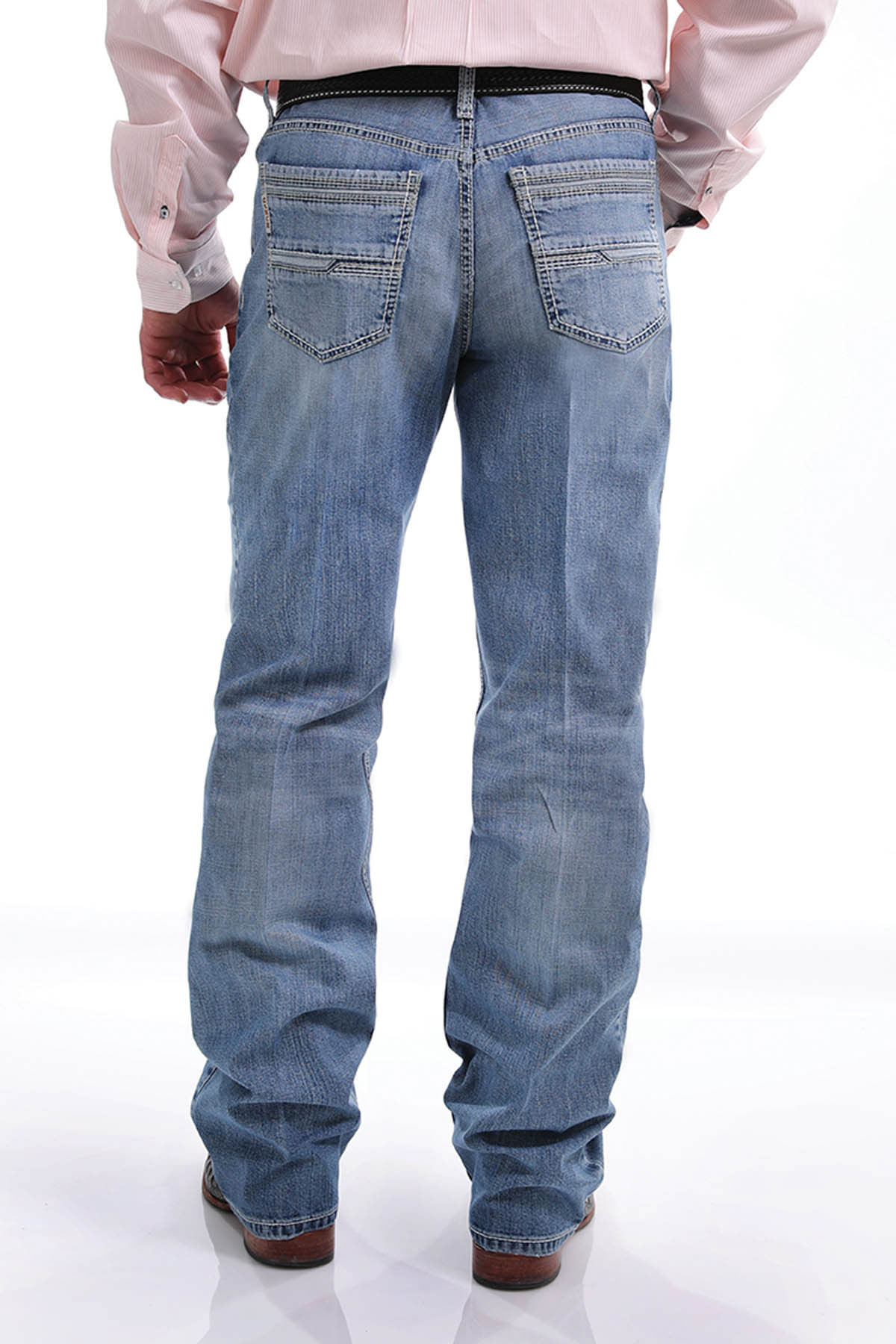 cinch light wash jeans