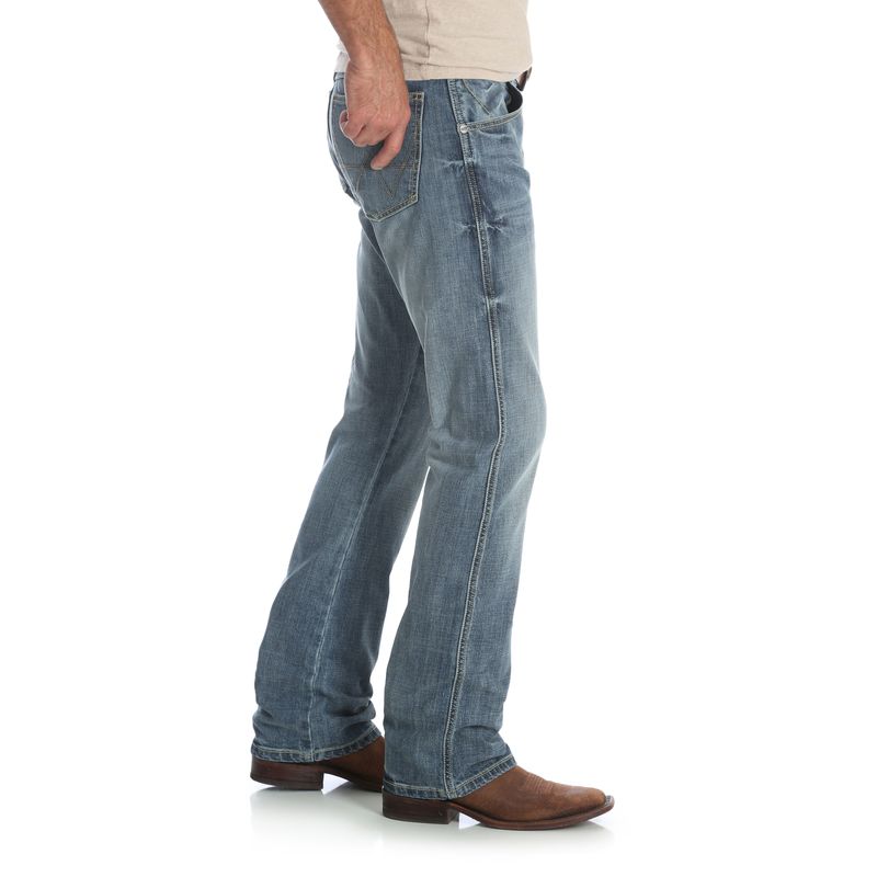 Wrangler Mens Retro Greeley Slim Boots Jeans