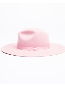 Rodeo King Pink Felt Cowgirl Hat