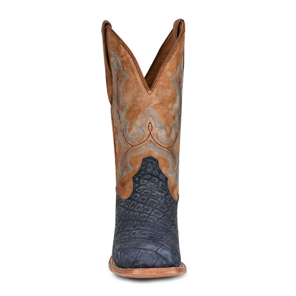 Blue alligator cheap boots