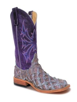 Anderson Bean Womens Purple Cosmic Sky Big Bass Boots