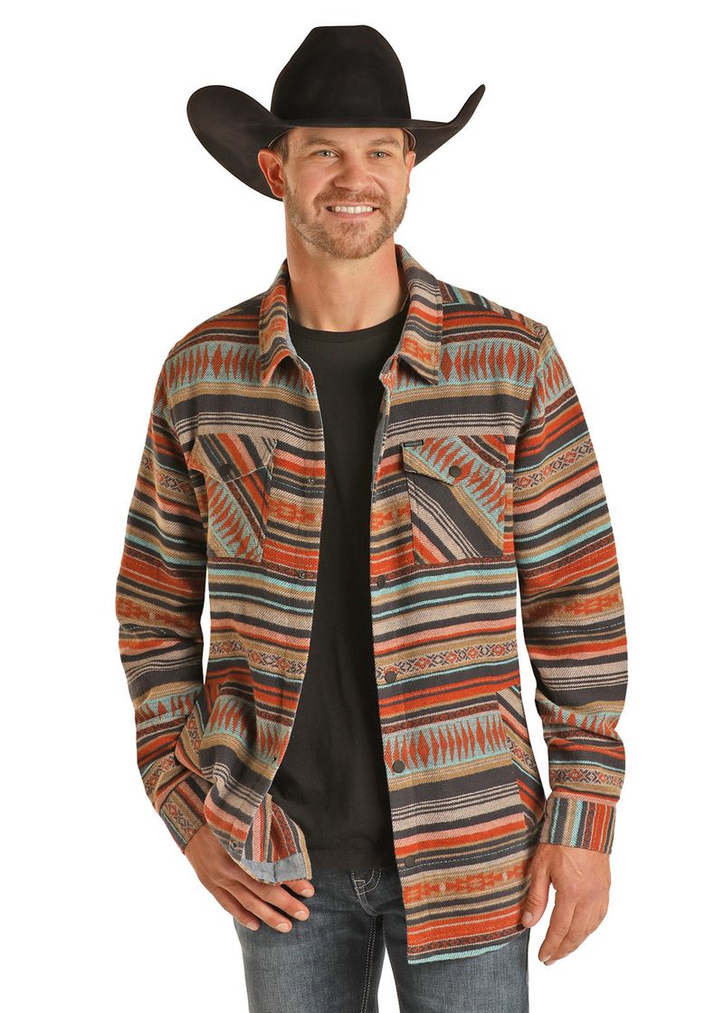 Mens on sale aztec jacket