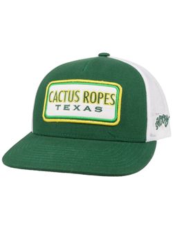 Hooey Mens Cactus Ropes Green & White Cap