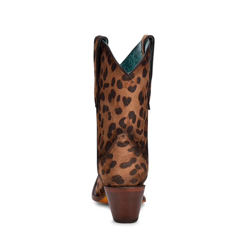 ladies leopard boots