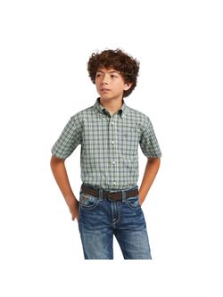 Ariat Kids Boys Pro Barrett Classic Short Sleeve Shirt