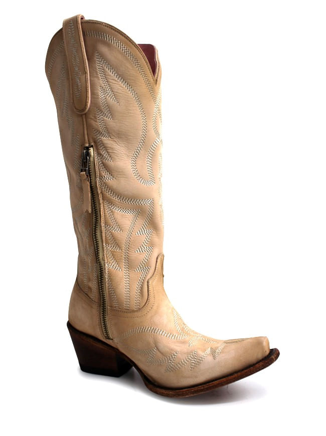 Lane Womens Nighthawk Bone Boots