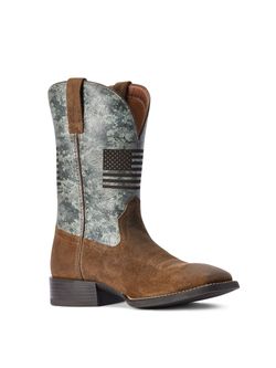 Ariat Mens Sport Flying Camo Boots