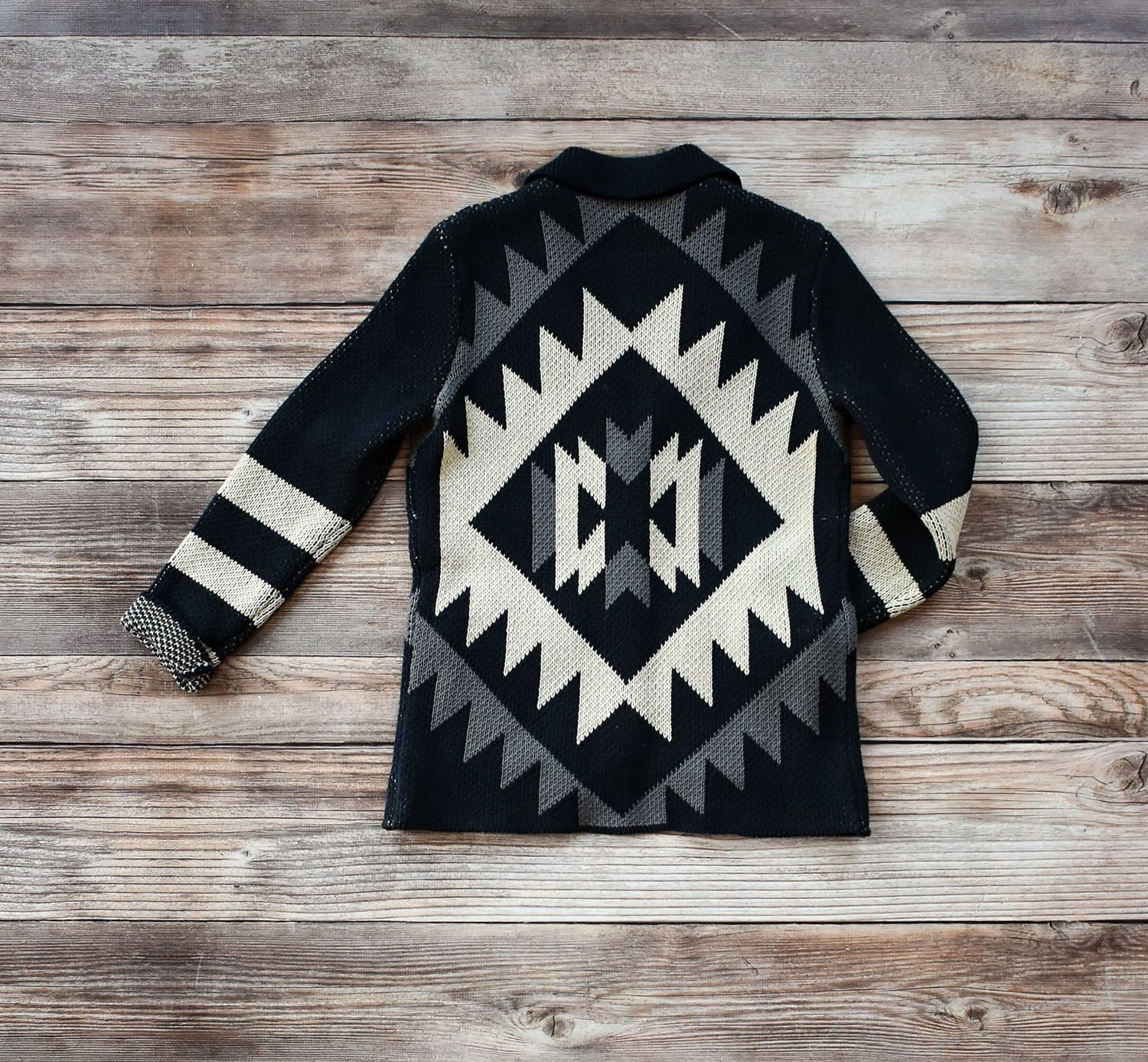 Cream Aztec Sweater