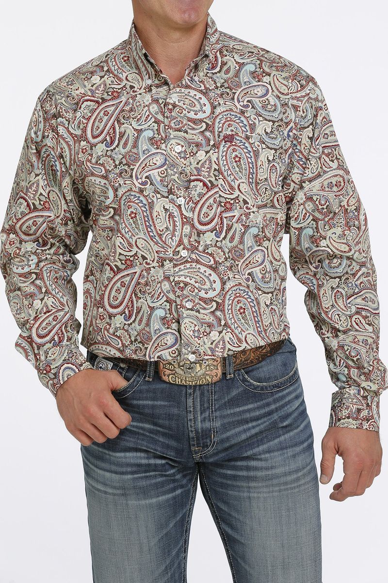 Cinch sales paisley shirt