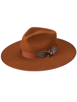 Stetson Womens Midtown Cognac Felt Hat