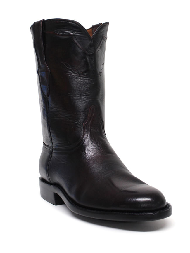 Black cheap roper boots