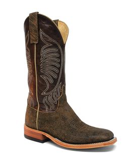 Anderson Bean Mens Tan Safari Cape Buffalo Boots