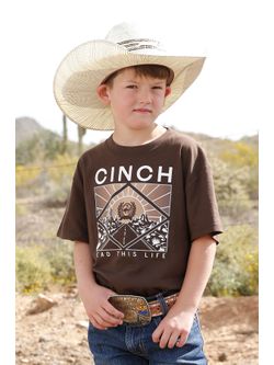 Cinch Boys Brown T-Shirt