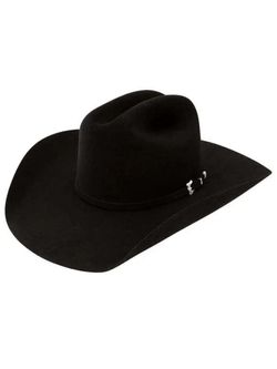 Resistol Mens 20X Black Gold Felt Hat
