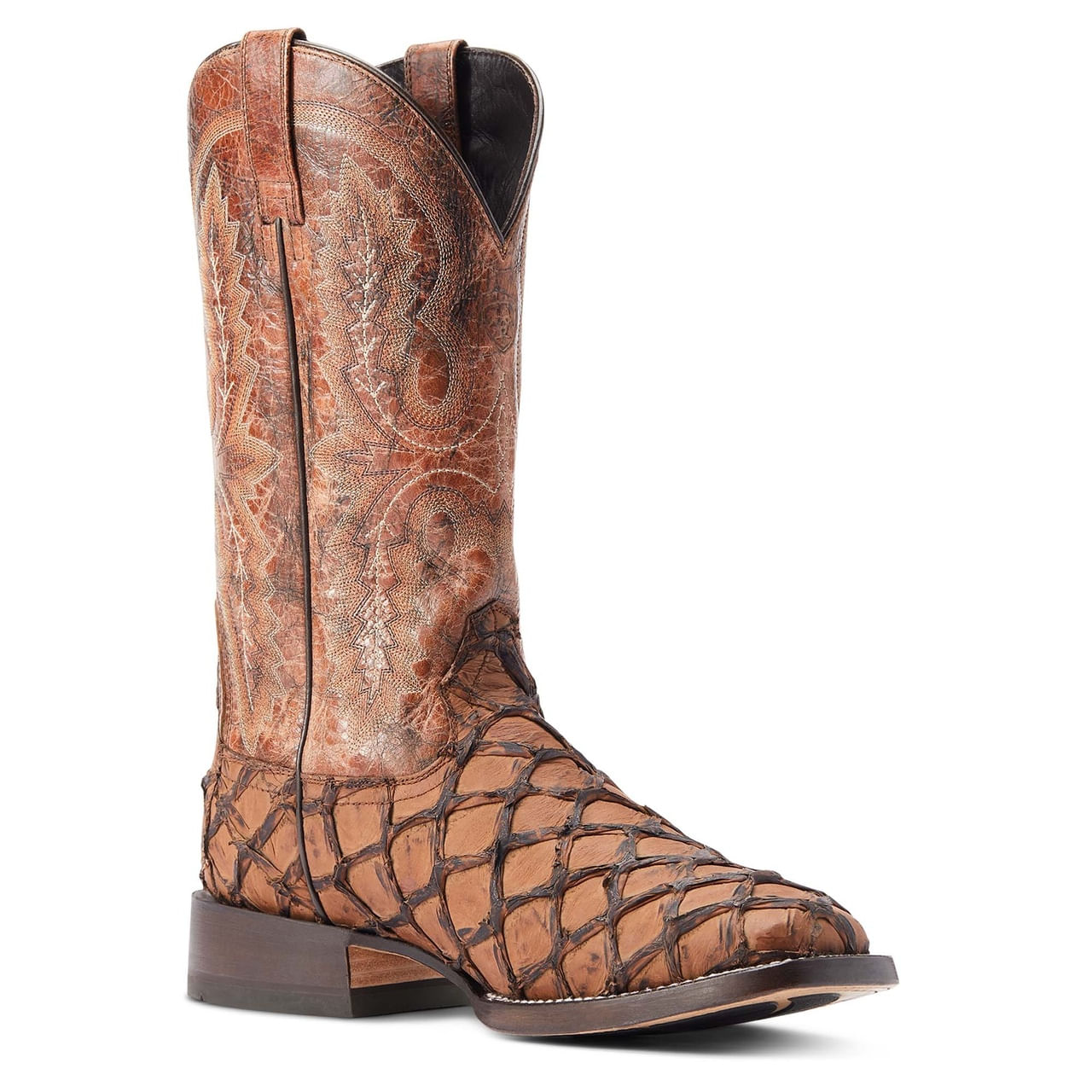 Ariat Mens Pecan Brown Deep Water Piraruci Boots - Texas Cowboy Boots |  Shop Texas Boot Company | Shop Cowboy Boot Company Home