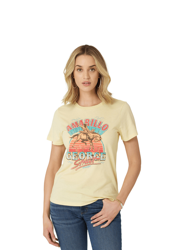 Wrangler Womens George Strait Graphic Tee