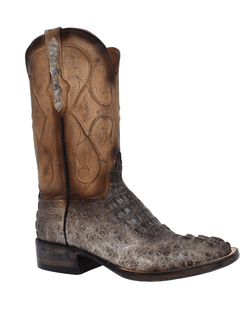 PRE-ORDER Size 14 &Up Black Jack Mens Natural Hornback Crocodile Boots