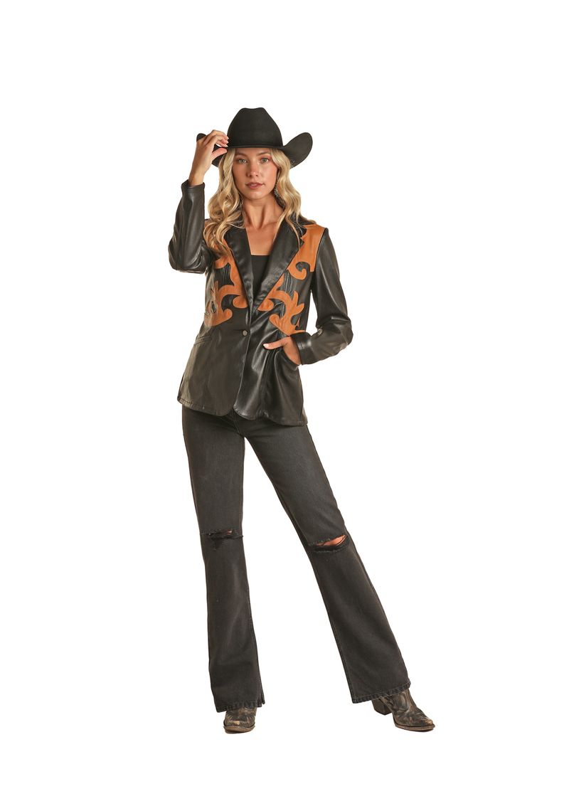 Western on sale blazer womens