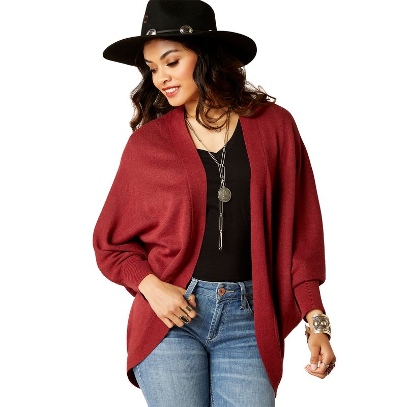 Burnt red clearance cardigan