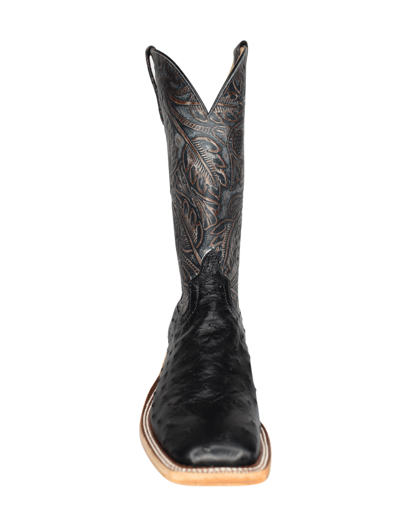 Anderson bean black on sale full quill ostrich boots