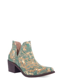 Corral Womens Marble Blue Booties