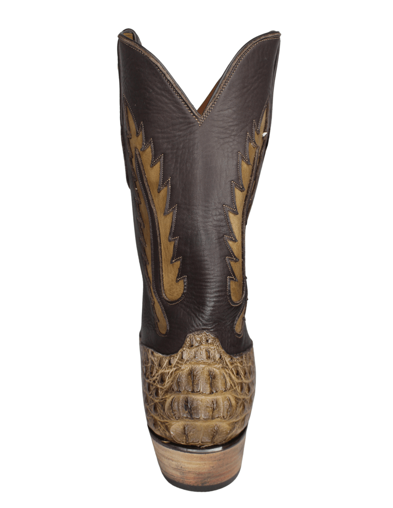 Black Jack Mens Tiger Eye Hornback Caiman Boots