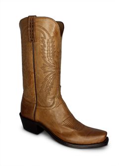 Mens Lucchese Corbin Tan Mad Dog Boots